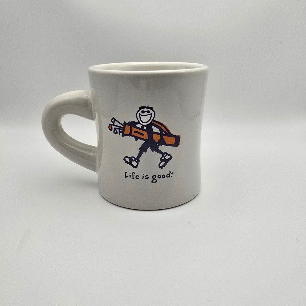Life is Good Coffee Mug White Golf Jake Do What You Like Ceramic